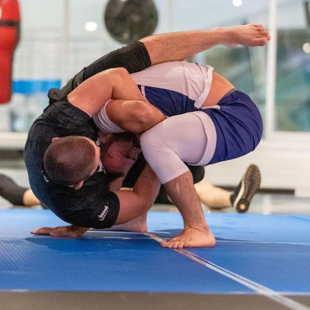 Khabib Submitting his wrestling partner