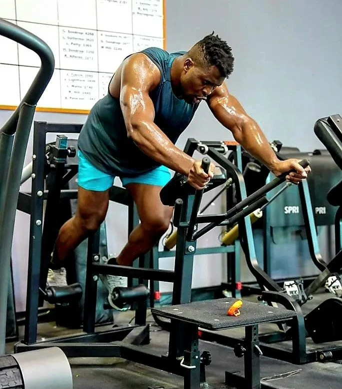 Francis Ngannou Cardio Training